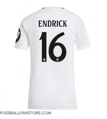 Real Madrid Endrick #16 Replik Heimtrikot Damen 2024-25 Kurzarm